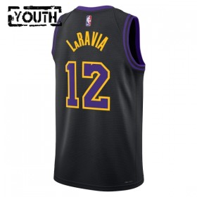 Dres Los Angeles Lakers Jake Laravia Nike 2025-26 City Edition Crno Swingman - Dječji